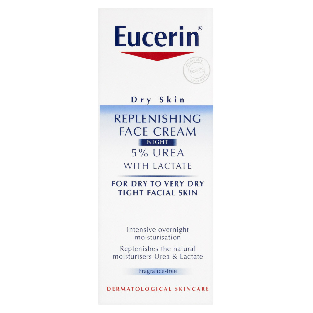Eucerin Dry Skin Replenishing Face Cream Night 5 Urea With Lactate O