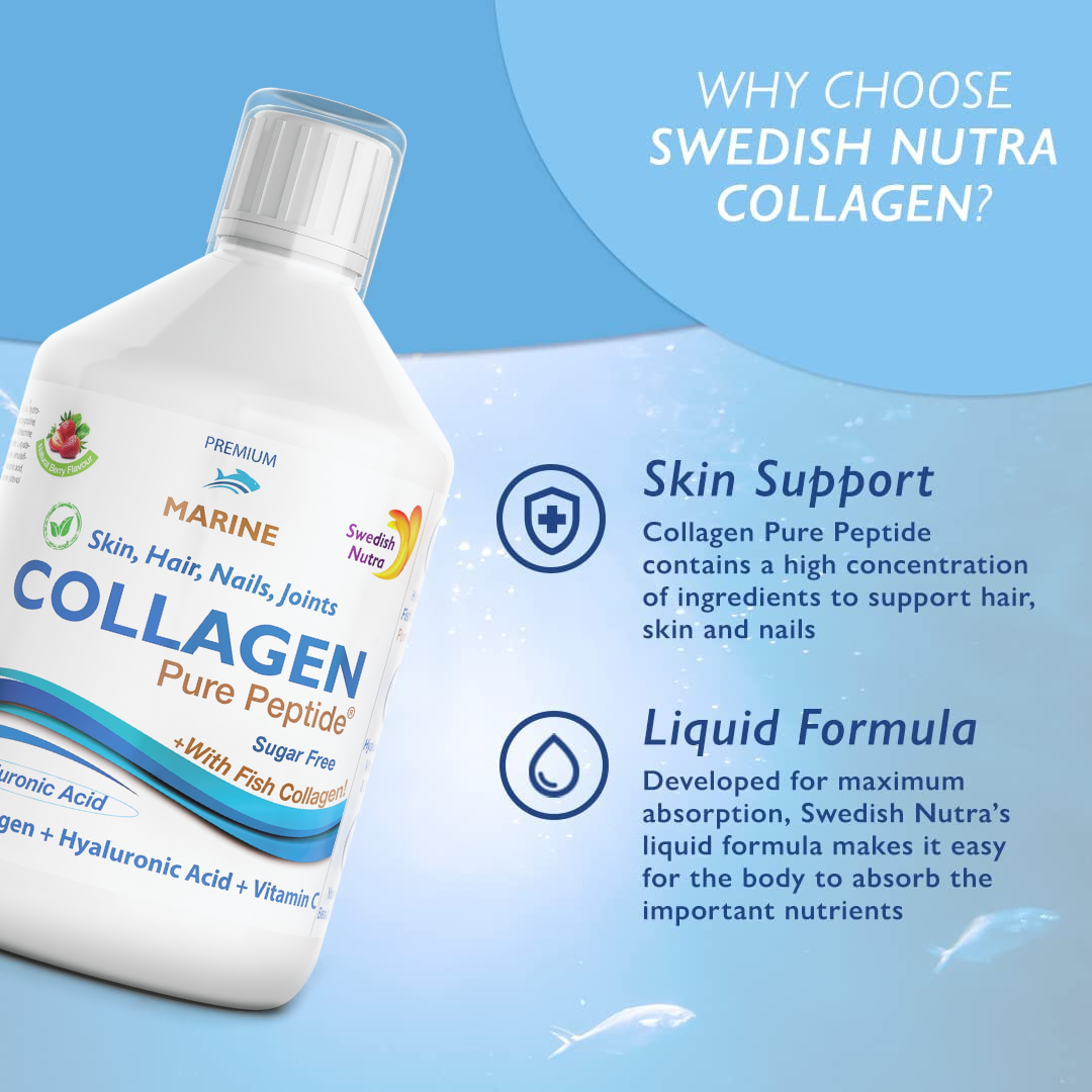 Swedish Nutra Marine Collagen Liquid - O'sullivans Pharmacy